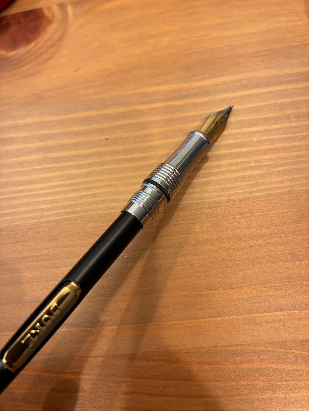 DUKE 22K GP Fountain Pen Farn Stationary Co, LTD with engraving Untested